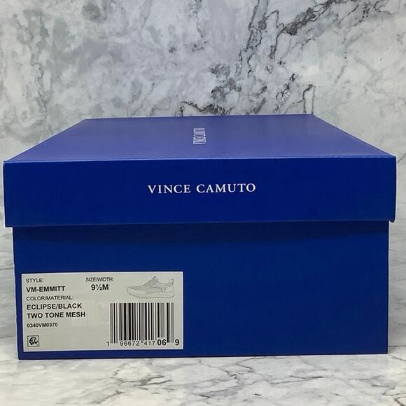 Vince Camuto Size 9.5M Eclipse/Black Emmitt Mesh Trainer Sneaker Shoes BR10-2 - Picture 8 of 10